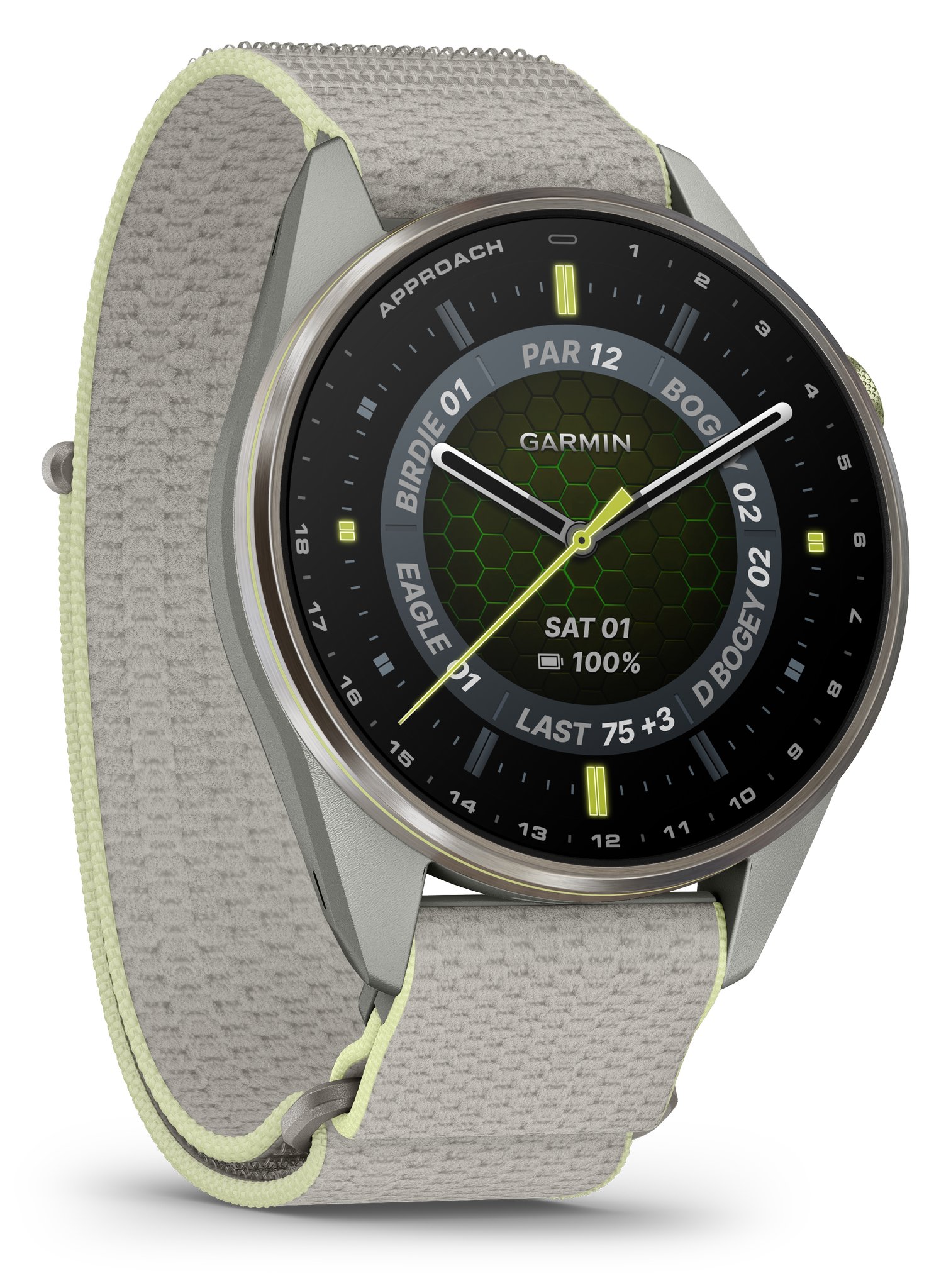 Garmin Approach S72 GPS watch, black, 47 mm