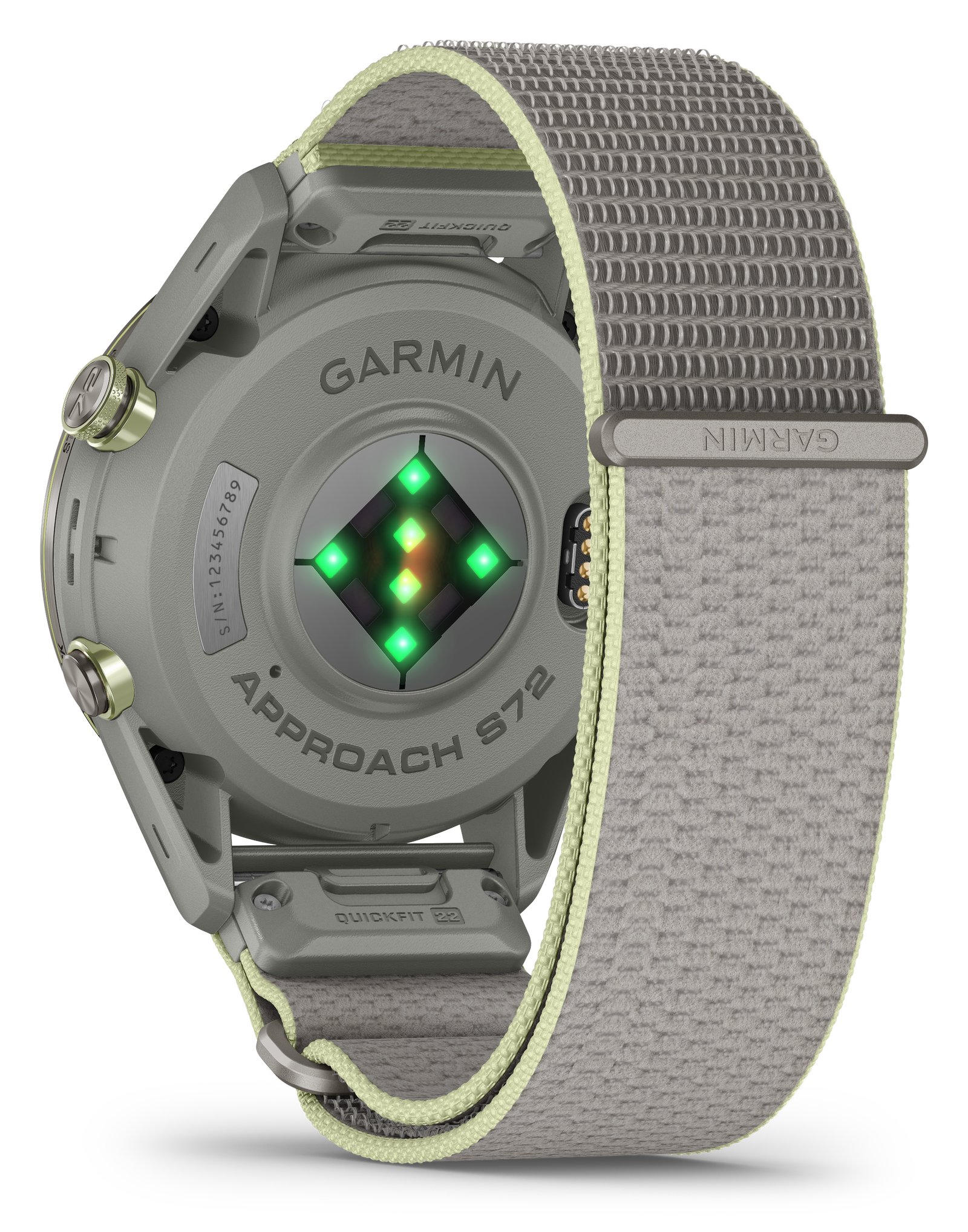 Garmin Approach S72 GPS watch, black, 47 mm