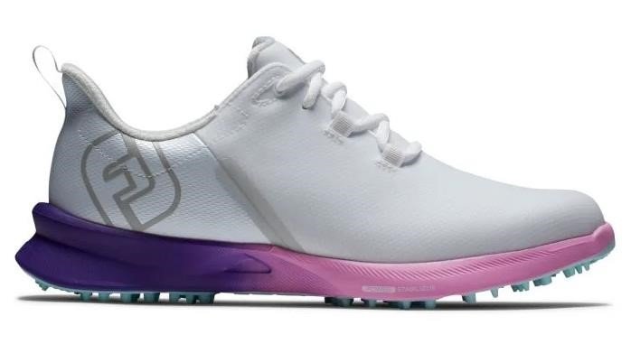 FootJoy Fuel Sport ladies golf shoes 2023, white/purple, UK7.5-EU41 (US9.5)
