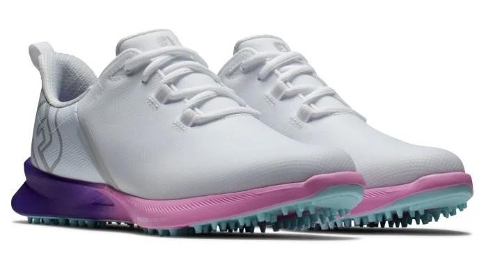 FootJoy Fuel Sport ladies golf shoes 2023, white/purple, UK7.5-EU41 (US9.5)