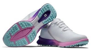 FootJoy Fuel Sport ladies golf shoes 2023, white/purple, UK7.5-EU41 (US9.5)