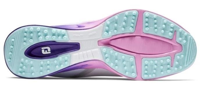 FootJoy Fuel Sport ladies golf shoes 2023, white/purple, UK7.5-EU41 (US9.5)