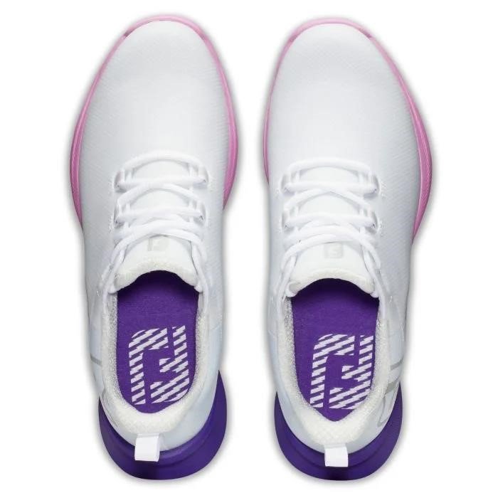 FootJoy Fuel Sport ladies golf shoes 2023, white/purple, UK7.5-EU41 (US9.5)