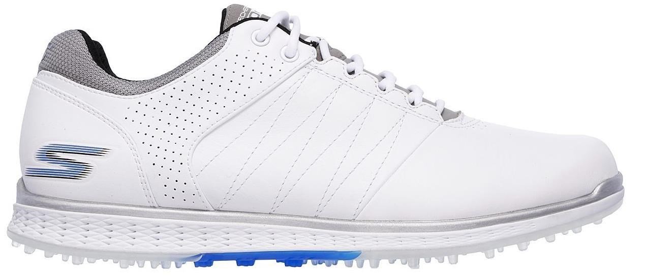Skechers Go Golf Elite 2 men's golf shoes, white/gray/blue
