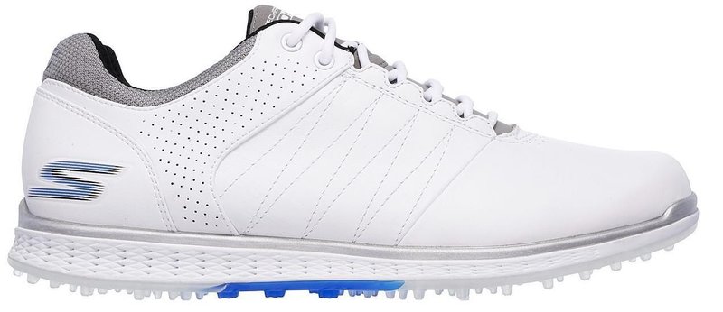 Skechers Go Golf Elite 2 men's golf shoes, white/gray/blue