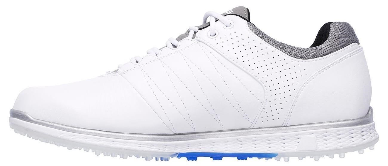 Skechers Go Golf Elite 2 men's golf shoes, white/gray/blue