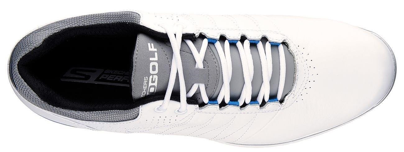 Skechers Go Golf Elite 2 men's golf shoes, white/gray/blue