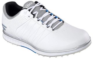 Skechers Go Golf Elite 2 men's golf shoes, white/gray/blue