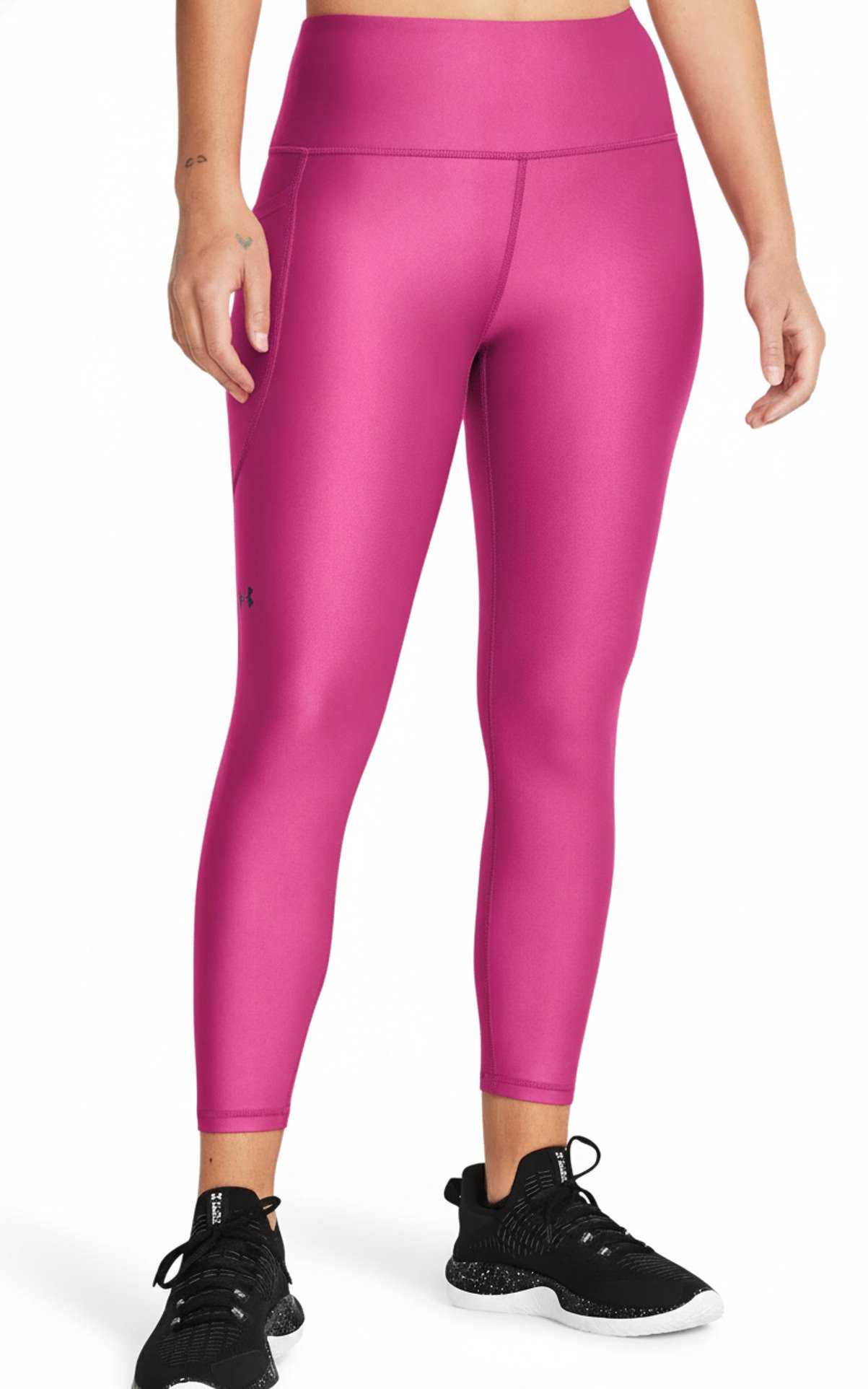 Under Armour HeatGear Armour Hi Ankle ladies compression leggins, astral aura