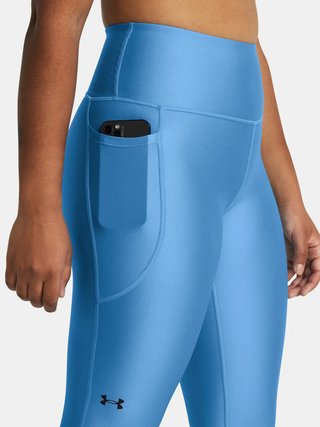 Under Armour HeatGear Armour Hi Ankle ladies compression leggings, viral blue