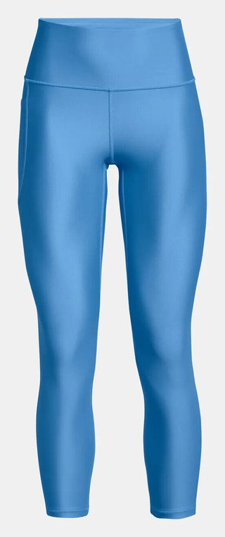 Under Armour HeatGear Armour Hi Ankle ladies compression leggings, viral blue