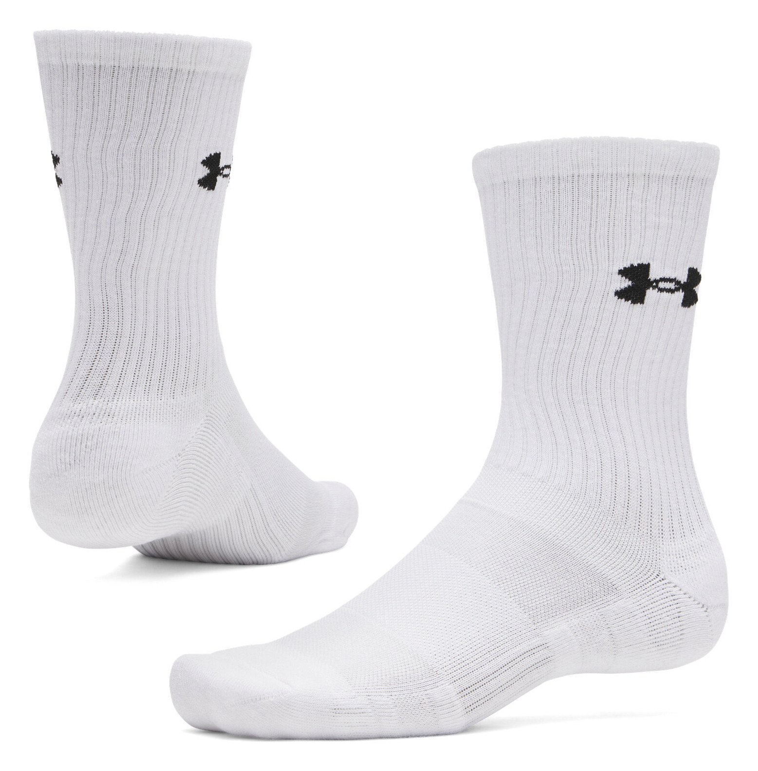 Under Armour UA Performance Cotton unisex socks (3 pack), white