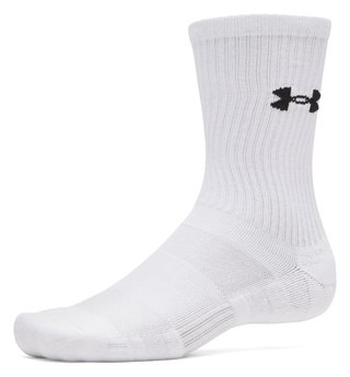 Under Armour UA Performance Cotton unisex socks (3 pack), white