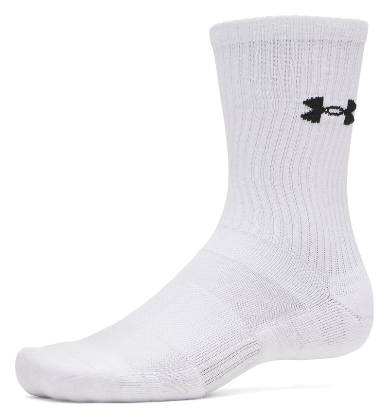 Under Armour UA Performance Cotton unisex socks (3 pack), white