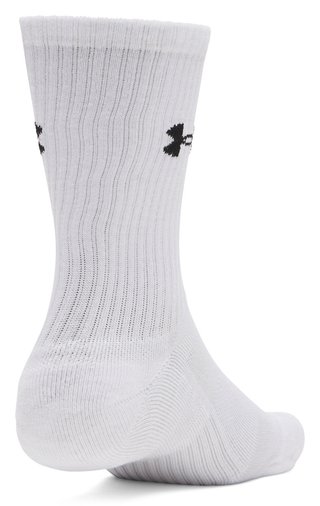 Under Armour UA Performance Cotton unisex socks (3 pack), white