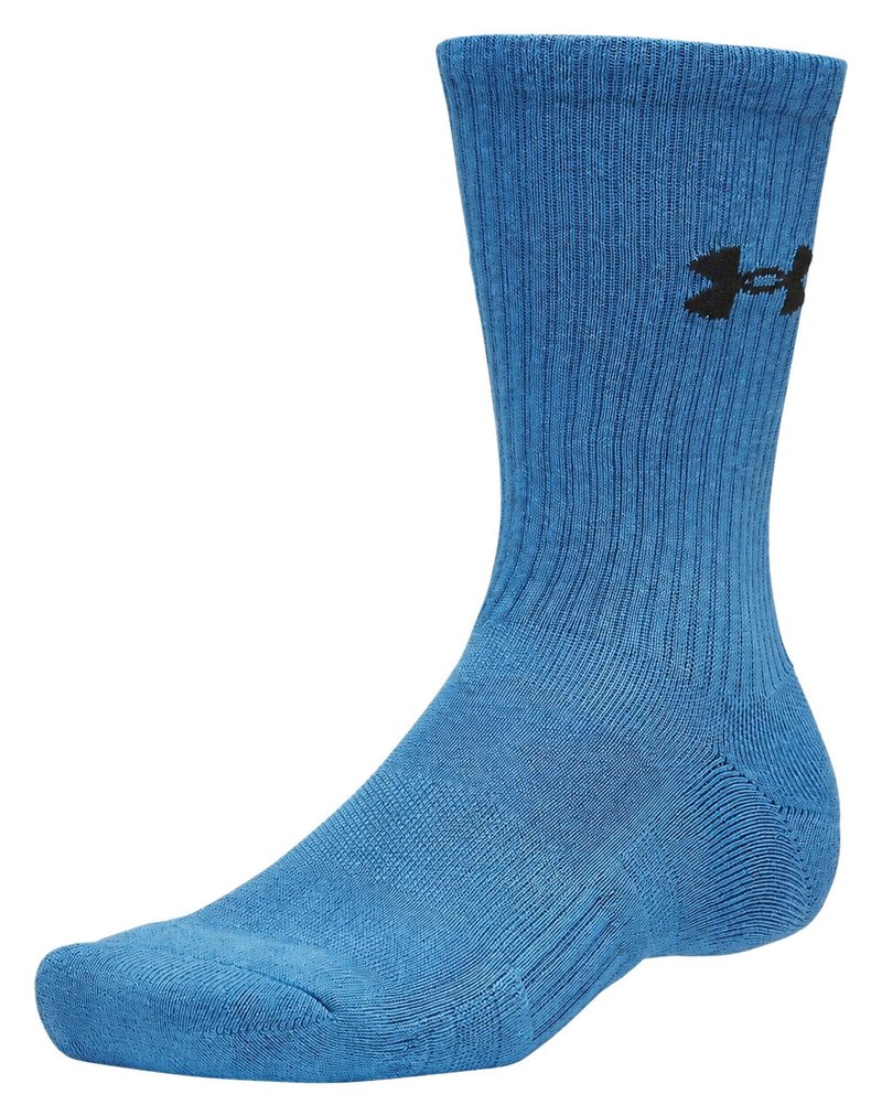 Under Armour UA Performance Cotton unisex socks (3 pack), aegean blue