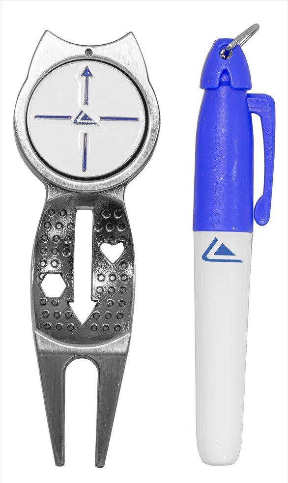 Longridge Pitch Fork Ball Line Up & Pen, metal
