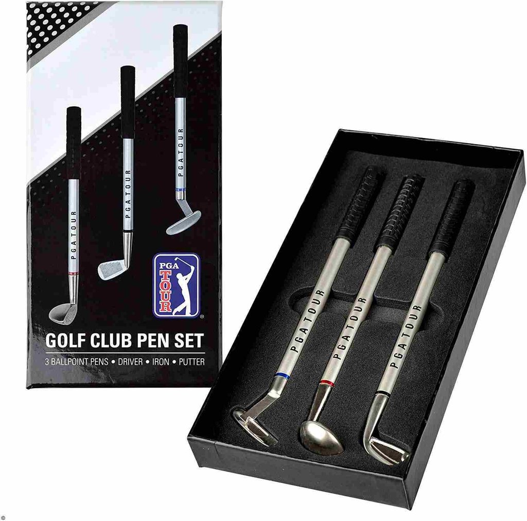 PGA Tour Golf Club Pen Set (damaged box), multicolor