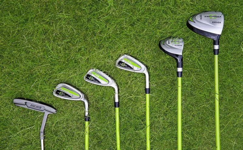 Longridge Challenger junior golf set, steel/graphite