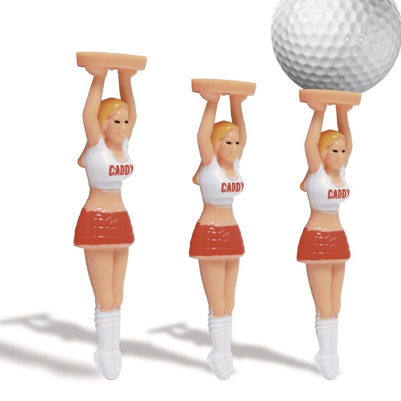 Longridge Caddy Tee 75mm Golf Tees (3 Pack)