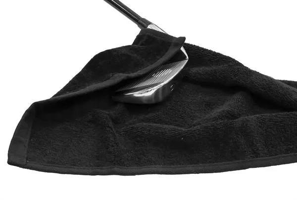 Longridge Three Fold Golf Towel, Black