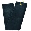 Longridge Three Fold Golf Towel, Black