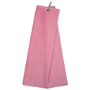Longridge Blank Luxury Three Fold golf towel, pink