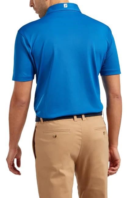 FootJoy Stretch Pique Solid men's polo, cobalt blue