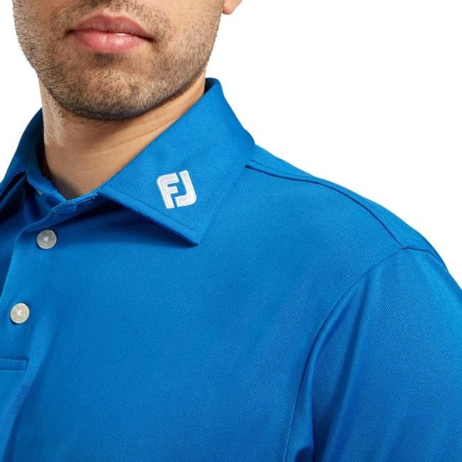 FootJoy Stretch Pique Solid men's polo, cobalt blue
