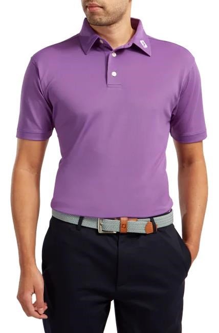 FootJoy Stretch Pique Solid men's polo, purple