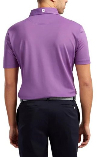 FootJoy Stretch Pique Solid men's polo, purple