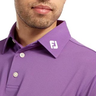 FootJoy Stretch Pique Solid men's polo, purple