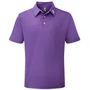 FootJoy Stretch Pique Solid men's polo, purple