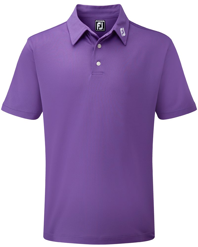 FootJoy Stretch Pique Solid men's polo, purple