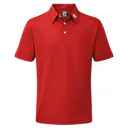 FootJoy Stretch Pique Solid men's polo, red