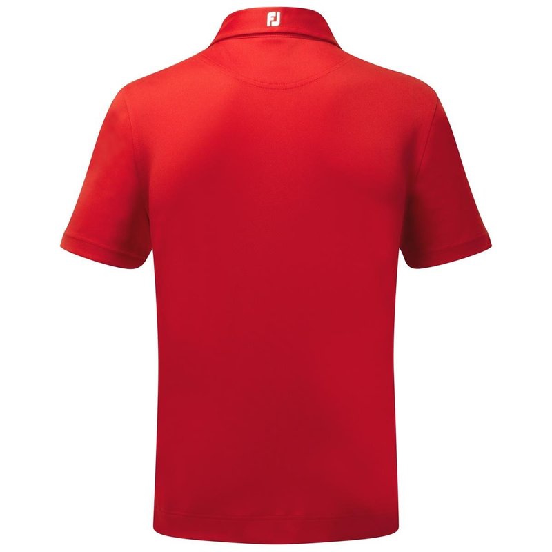 FootJoy Stretch Pique Solid men's polo, red