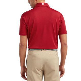 FootJoy Stretch Pique Solid men's polo, red
