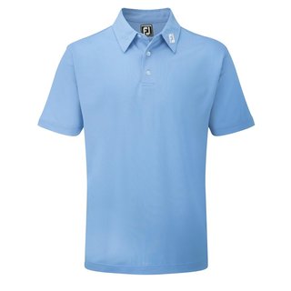 FootJoy Stretch Pique Solid men's polo, light blue