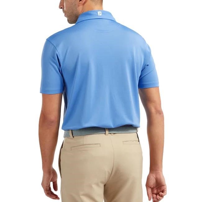 FootJoy Stretch Pique Solid men's polo, light blue