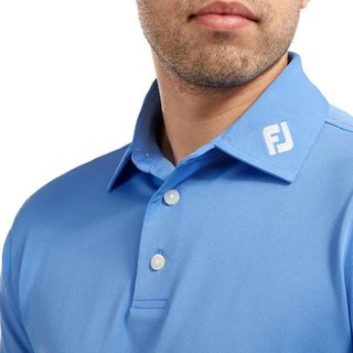 FootJoy Stretch Pique Solid men's polo, light blue