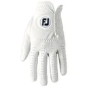 FootJoy CabrettaSof Cadet Pearl mens glove, white