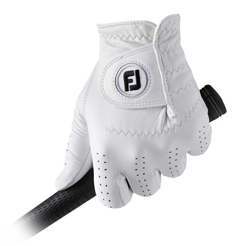 Footjoy FootJoy CabrettaSof Cadet Pearl mens glove, white