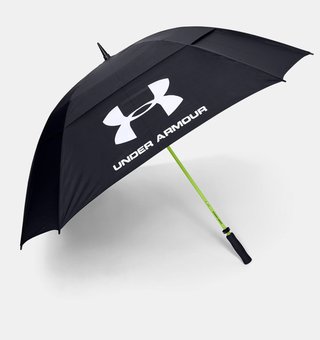 Under Armour Double Canopy Umbrella, black/high vis yellow