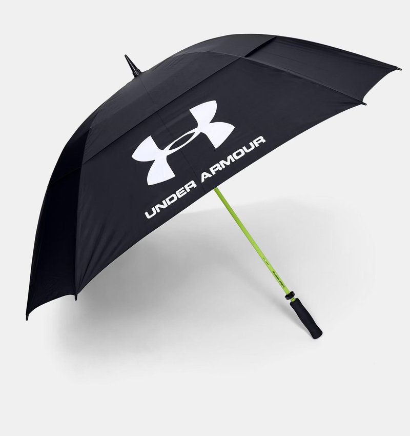 Under Armour Double Canopy Umbrella, black/high vis yellow
