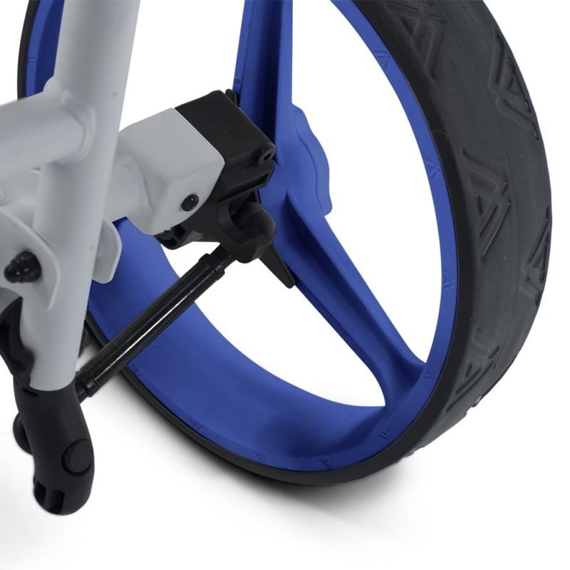 Big Max Autofold FF manual trolley, white/cobalt