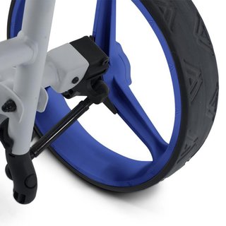 Big Max Autofold FF manual trolley, white/cobalt