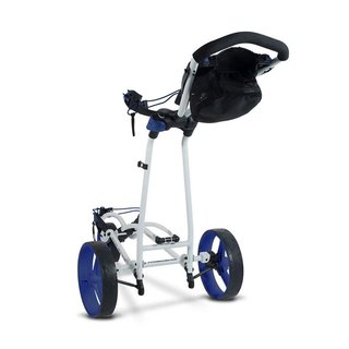 Big Max Autofold FF manual trolley, white/cobalt