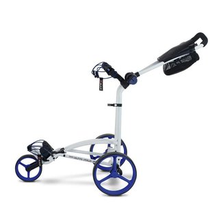 Big Max Autofold FF manual trolley, white/cobalt