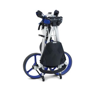 Big Max Autofold FF manual trolley, white/cobalt