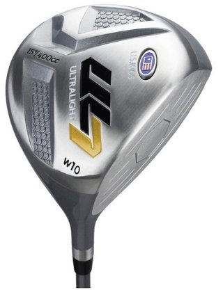 U.S. Kids Golf UL7-63 (160cm) W10 5-Club junior golf set, steel/graphite + stand bag, navy